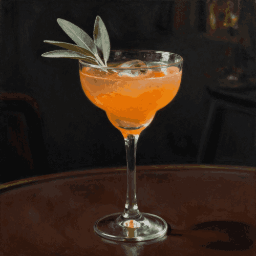 Honey Sage Tequila Fizz